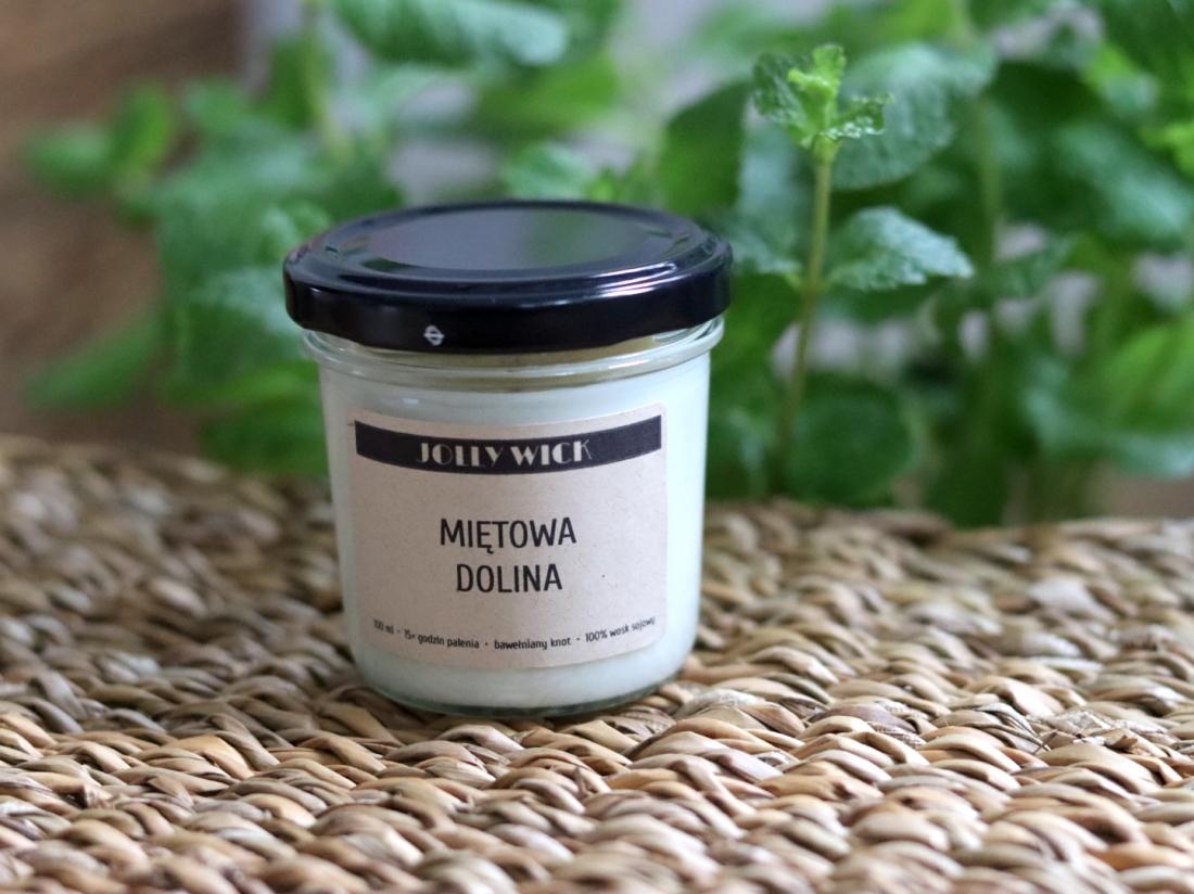 Miętowa Dolina | Świeca Sojowa | 100ml