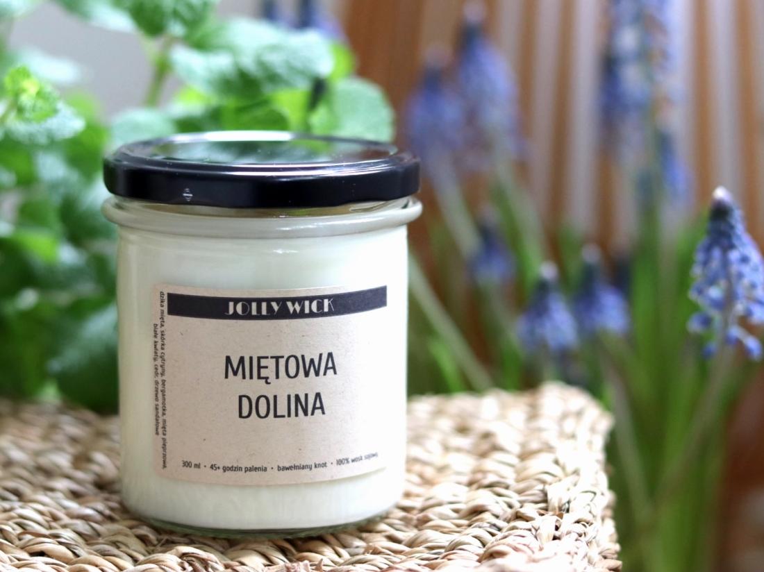 Miętowa Dolina | Świeca Sojowa | 300ml