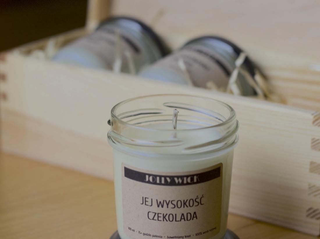 Zestaw świec sojowych na prezent | Zestaw Prezentowy | 3 x 100ml