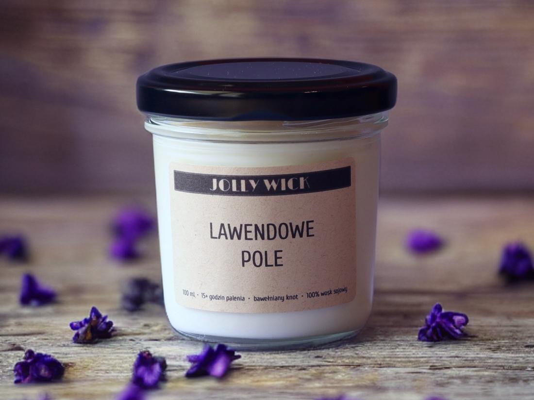 Lawendowe Pole | Świeca Sojowa | 100ml