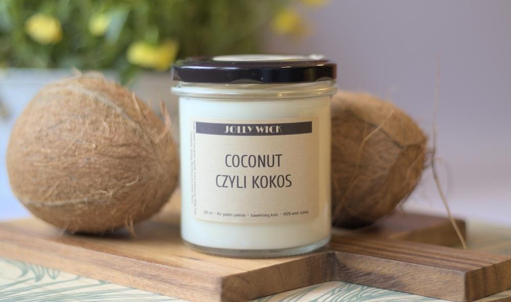 COCONUT czyli kokos | Świeca Sojowa | 300ml
